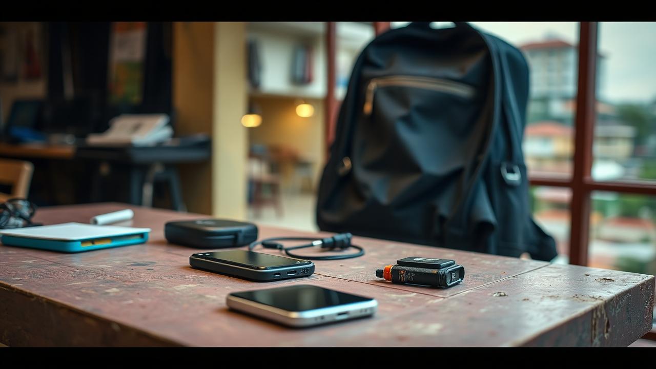 Student phone and battery repair setup representing iFixPro service for Manipal customers visiting Belagavi